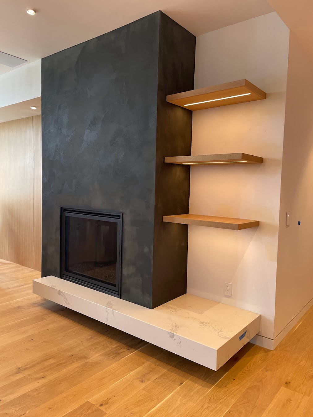 Fireplace RUDYCO Portland Tadelakt And Remodeling
